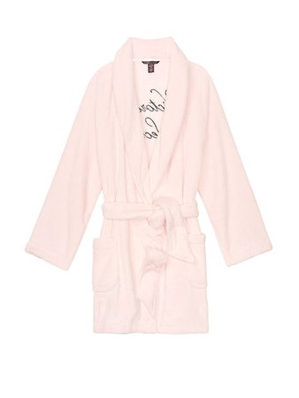 Logo Short Cozy Robe - Sleepwear - Victoria's Secret
