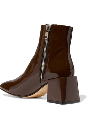 LOQ | Lazaro patent-leather ankle boots | NET-A-PORTER.COM