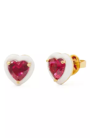 heart stud earrings kate spade new york Women's Jewelry