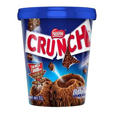 Helado Nestle Crunch sabor chocolate 1 l | Walmart