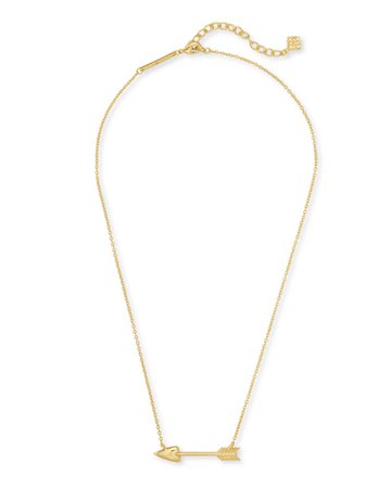 Zoey Arrow Pendant Necklace in Gold | Kendra Scott