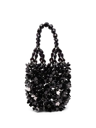 Shop Simone Rocha beaded mini bag with Express Delivery - FARFETCH