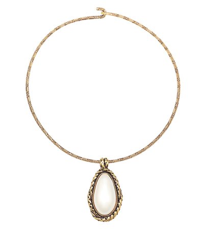 Choker Necklace With Faux Pearl - Alexander McQueen | Mytheresa
