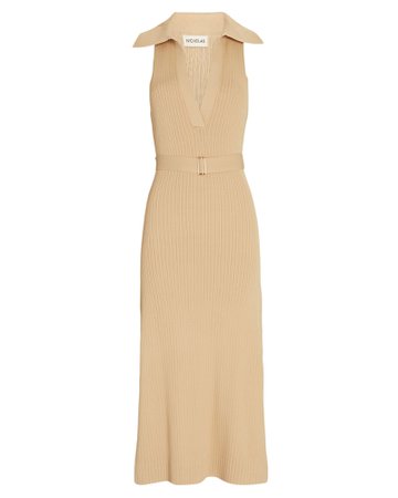 Nicholas Giuliana Belted Knit Midi Dress | INTERMIX®