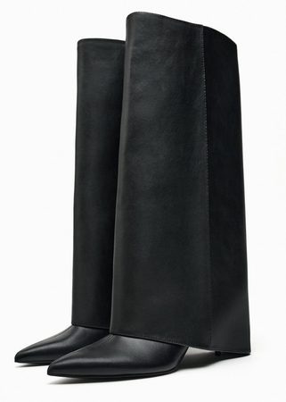 zara black boots