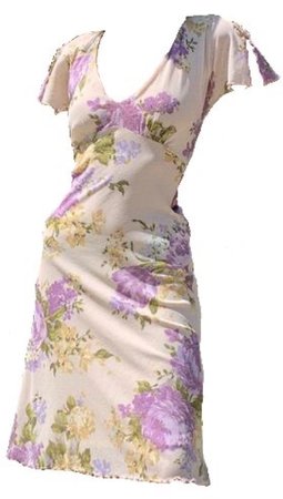 cream floral midi dress