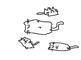 cat doodle time to eat rocks - Google Search