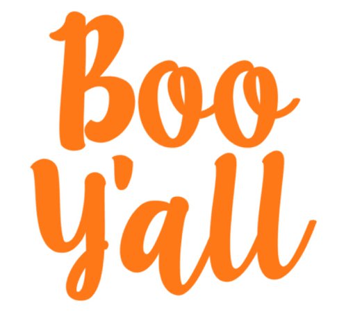 Boo Y’all decal by Belle & Ten