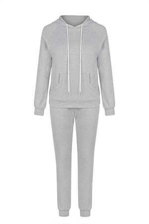 Amazon.com: Fixmatti Women Sweatsuit Long Sleeve Sweatshirt Matching Sweatpants Set Tracksuit Blue XL: Clothing