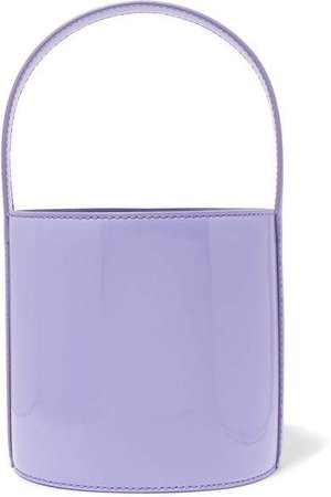 STAUD - Bissett Patent-leather Bucket Bag - Lavender