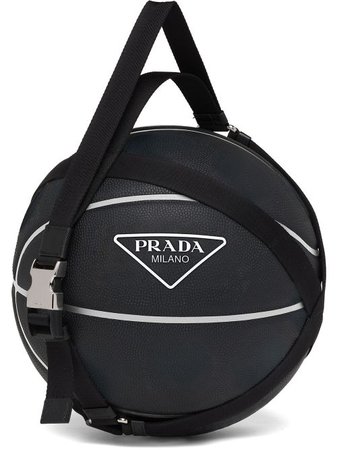 Prada logo-print basketball black 2XD0072DTK - Farfetch