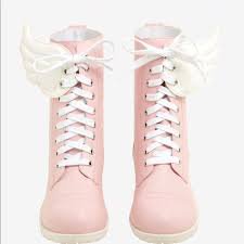 angel wings combat boots - Google Search