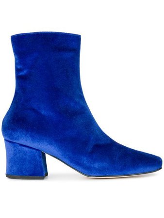 Dorateymur Blue Velvet Sybil Leek 60 Boots - Farfetch