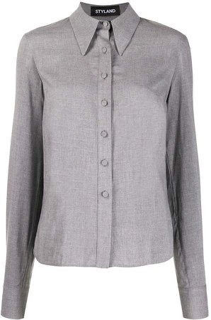 Styland pointed collar shirt