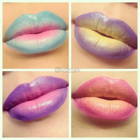 Pastel Goth Lipstick Chart #2