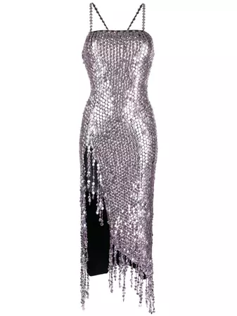 The Attico Avery pailette-embellished Midi Dress - Farfetch