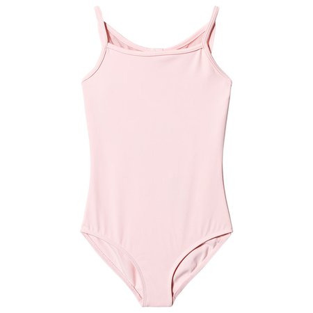 Mirella Pink Spot Mesh Panelled Open Back Camisole Leotard | AlexandAlexa