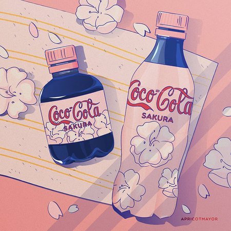 ‏ً Aesthetic anime, coke blossom cherry