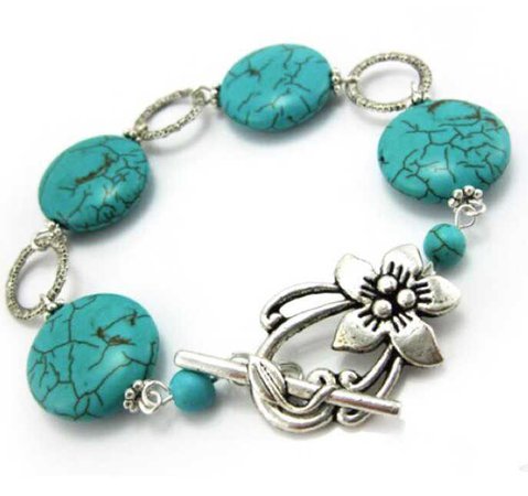turquoise bracelet by Ooh-la-la Beadtique