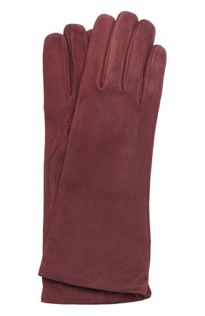 Женские бордовые замшевые перчатки SERMONETA GLOVES — купить за 8415 руб. в интернет-магазине ЦУМ, арт. SG12/305 4BT