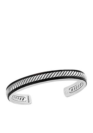 Effy® Sterling Silver Leather Bracelet