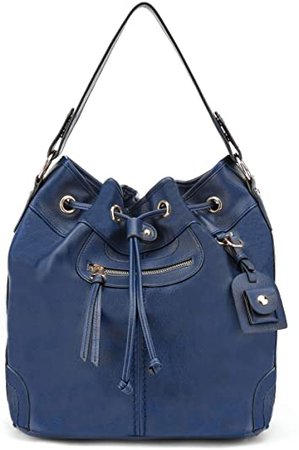 Amazon.com: Scarleton Large Bucket Bag for Women, Purses for Women, Drawstring Shoulder Handbag, Hobo Bag for Women, Shoulder Bag for Women, Crossbody Bag H107819 - Blue: Shoes