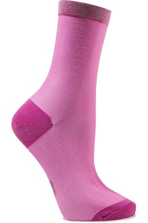 Falke | Rainbow metallic knitted socks | NET-A-PORTER.COM