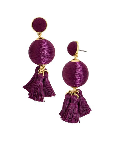 black and violet earrings - Google Search