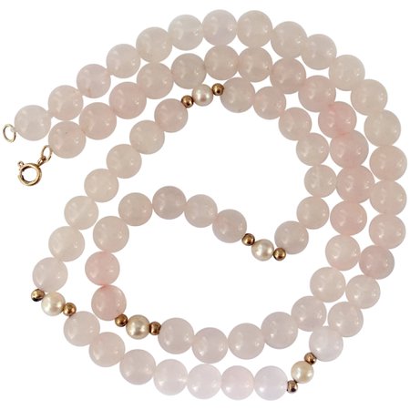 Rose-Quartz-Necklace-Real-Pearls-14K-pic-1A-2048:10.10-56a78779-f.jpg (2068×2068)