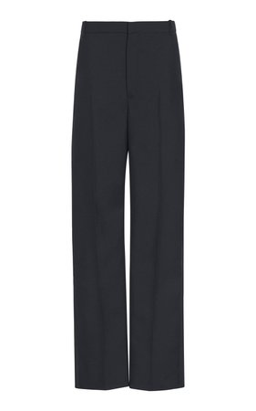 Twill Straight-Leg Uniform Trousers by Balenciaga | Moda Operandi