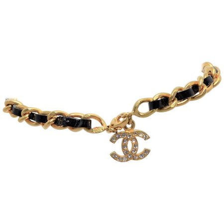 chanel chain anklet