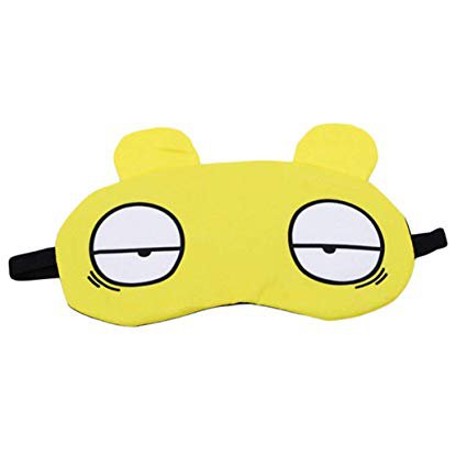 LZIYAN Sleep Masks Cartoon Sleep Eye Mask Soft Cute Eyeshade Eyepatch Travel Sleeping Blindfold Nap Cover