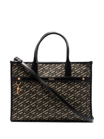 Versace Greca-pattern Tote Bag - Farfetch