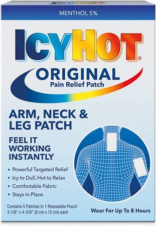Amazon.com: Icy Hot Medicated Patch, 5 Patches each (Value Pack of 4) : Health & Household