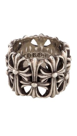 chrome hearts silver ring
