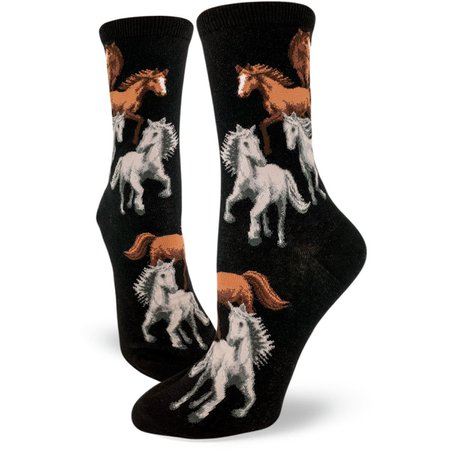 Horse Socks | Women's Socks with Horses for Equestrians & Horse Lovers - ModSock