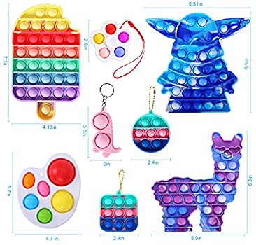 Amazon.com: SAEUYVB Fidget Sensory Toy,Push Fidget Toy for Kids,Squeeze Sensory Toy Autism Special Needs Stress Reliever,Easy to Carry Stress and Anxiety Relief Handheld Toys Set for Kids and Adults : Toys & Games