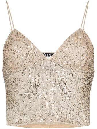 ROTATE Cyndy sequin-embellished Cami Top - Farfetch