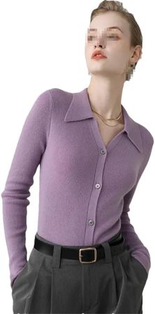 Autumn Winter Women's Cashmere Sweater Knitted Cardigans Lady's Elastic Slim Warm Sweater Cardigans at Amazon Women’s Clothing store