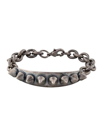 Tom Binns Studded ID bracelet - Bracelets - W4T21519 | The RealReal