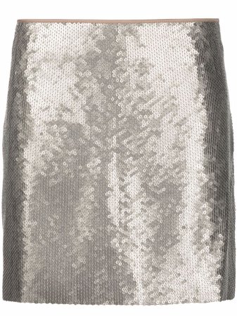 Brunello Cucinelli sequin-embellished Mini Skirt - Farfetch