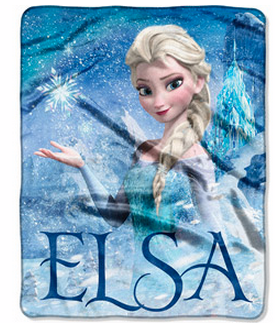 Disney Frozen Elsa Throw Blanket