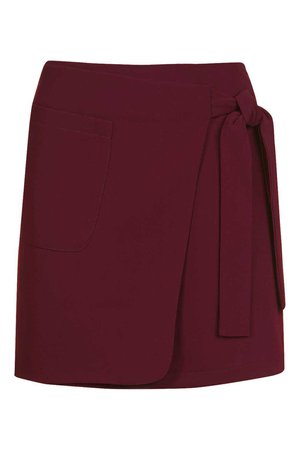 red velvet mini skirt