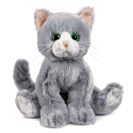Ganz Lil' Webkinz Plush - Lil' Kinz Silversoft Cat Stuffed Animal - Plush Toys