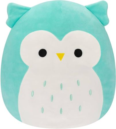Amazon.com: Squishmallows Original 14-Inch Winston Teal Owl - Large Ultrasoft Official Jazwares Plush : Everything Else