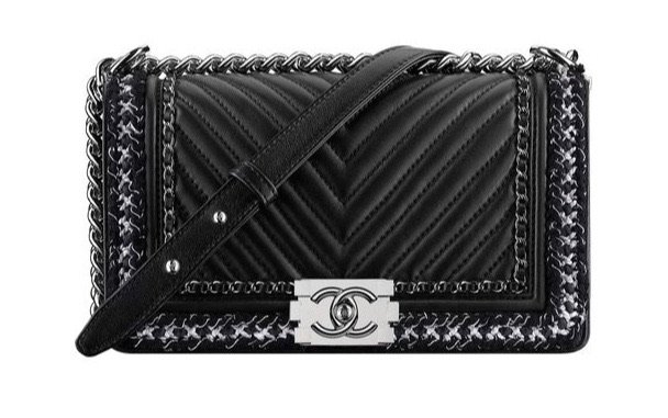 Black Chanel handbag