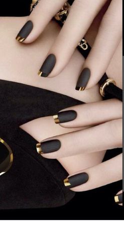 30 Edgy And Attractive Black Nail Designs - The Wonder Cottage