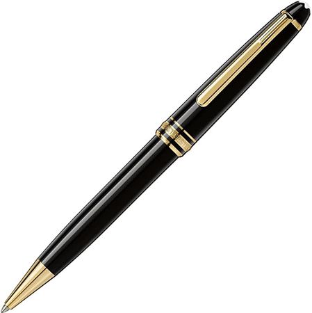 Amazon.com : Montblanc Meisterstuck Black Ballpoint Pen 10883 : Office Products