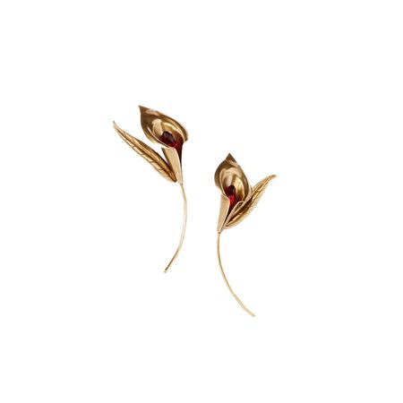 Rodarte | Lily gold earrings