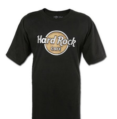 baggy black hard rock cafe shirt
